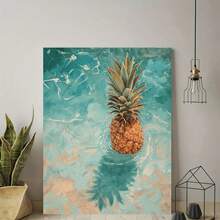 1pc Turtle Beach Landscape Canvas Poster - With Wooden Framed, High Quality Landscape Canvas Printed Art Decoration, Perfect Gift For Family And Friends, Ready To Hang In Living Room, Bedroom, Restaurant, Kitchen, Dormitory - Wall Art Decoration - 06 - 查看 11