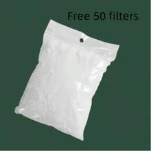 1pc Mounted Kitchen Drain Filter With Collapsible Basket + Free 50pcs Filter Nets