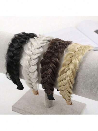 1 Piece Of Women's Handmade Woven Design Fashionable Headband Hair Accessory, Used For Daily Decoration