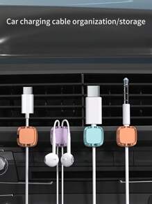 6pcs/3pcs/1pc(Trial Pack) Magnetic Cable Clips, Magnetic Desktop Cable Clips, Slot Cable Clips - Cable Organizer, Cable Management, Cable Clips For Cable Organizer, Desktop Cable Organizer Cable Clips, Charging Cable Clips, Bedside Cabinet Cable Organizer Cable Clips, USB Cable/Power Cord/Wire Self-Adhesive Cable Management, For Car And Desk, Home And Office