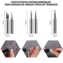 Kit Pirograbador De Madera 35in1 Kit Temperatura Regulable - Tipo de Enchufe A USA (110-127V) - Ver 6