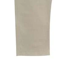 Men's Breathable Linen Pants Solid Color Drawstring Waist Casual Straight Leg Trousers For Summer - Khaki - View 7