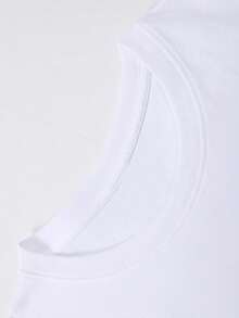 Y2K Style Directional Printing (220g Pure Cotton T-Shirt) Cotton T-Shirt - Soft, Breathable, 100% Pure Cotton Fabric - Comfortable And Energetic Summer Street Style Short Sleeved T-Shirt, Cool Design Retro Summer Men's Daily Wear T-Shirt - trắng - Xem 6