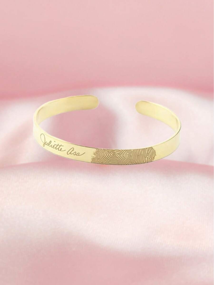 Mindora Collection Bold Bracelet Gold Láser DIY - Dorado - Ver 1