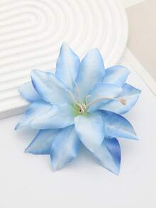 1pc 13cm Large Fabric Artificial Flower Hair Clip, Bohemian Style Side Bangs Hairpin, Beach Vacation & Daily Wear Accessory - Multicolor - View 20