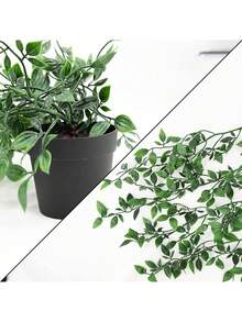 1 Stück künstliche Hängepflanze, Fake Hängepflanze, Topfpflanze, künstlicher Eukalyptus, Mandala Reben Topfpflanze, geeignet für Innen- und Außendekoration von Familiengärten, Hochzeiten, Partys, UV-beständige Begrünung, Fake Dekorationsblumen, Blätter, tropische Blätter, geeignet für Hochzeiten, Gärten, Höfe, Fensterboxen, Landhausdekoration, grüne Fake-Pflanzen, Valentinstag Party Dekoration, Valentinstag, Geschenke