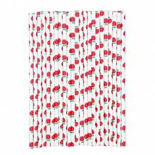 25/50/100/200pcs/Pack Disposable Paper Straws With Multi-Pattern Fruit Designs, Suitable For Parties, Birthdays, Baby Showers, Juices, And Milkshakes, Christmas Party Christmas Decor Christmas Decorations Christmas Gifts And, Halloween Party Halloween Decor Halloween Decorations Halloween Gifts, Merry Christmas Wedding Tableware Birthday Party Anniversary Summer Beach Back To School School Supplies Room Decor - Multicolor - View 9