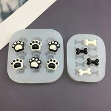1pc Silicone Mold For DIY Projects Featuring 9 Holes For Cat Paws And 6/10 Holes For Bones,Small Moulds Suitable For Handmade Candles,Soaps,Wax,Clay,Aromatherapy Gypsum Epoxy Resin Jewelry Decoration,Home Decor Wedding Graduation Birthday Party Gift - Multicolor - View 3