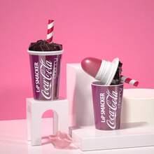 LIP SMACKER 可口可乐合作润唇膏，7.4g LIPSMACKER，含维生素 E 保湿，樱桃可乐味，有色唇彩，趣味星期五唇妆，装饰礼物