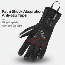 Bike Gloves Cycling Full Finger Half Finger Padded Touchscreen Gloves - L - View 5
