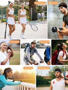 6pcs/3pcs Women's Fashion Solid Color Sports Headband, Vintage Knitted Yoga Headband High Elastic Wide Brim Headband, Suitable For Outdoor Sports, Yoga, Face Washing, Skin Care, Fashion Decoration Party, Etc.