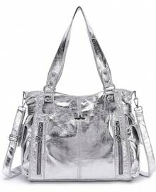 Angel Kiss Handbags For Womens Top-Handle Hobo Purse Roomy Casual Shoulder Bags PU Tote Satchel Purse For Women - Màu vàng - Xem 8