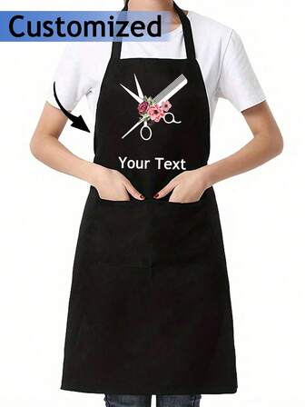 1 st Personlig anpassad hårstylist anpassat förkläde, frisörverktyg förkläde, frisörpresent, skönhetssalongsförkläde, stylistförkläde, frisörpresent, passande för mors dag, bröllopssäsong, examenssäsong, presenter till familj och vänner, älskar dig mamma, mors dag present