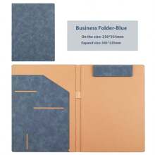 A4 Folder For Office Receipts, Storage Of Business Leather Official Documents, Manager's Folder, Contract Signing Book,Back To School,School Supplies