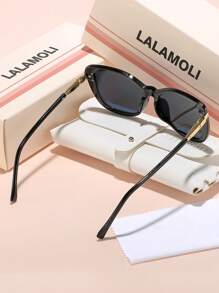 LALAMOLI LALAMOLI Katzenauge Vollrand Modebrillen, für Outdoor, Strand, Party, Urlaubsgeschenk für Sommer Strandurlaub, Outdoor, Reisen