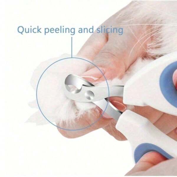 1pc Pet Nail Clippers, Small Animal Design, Comfortable Grip, Safety Guard, Stainless Steel, Paw Care Grooming Tool, Premium Quality Pet Nail Trimmers: Professional Grooming Products To Keep Dogs And Cats' Nails Healthy And Trimmed