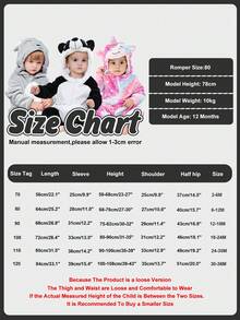 MICHLEY 1pc Cartoon Animal Print Flannel Cozy Sleeping Bag, Long Sleeve, Double Zipper Design, Unisex Baby, Suitable For All Seasons And Daily Use - Multicolor - View 4