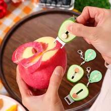 1pc Portable Fruit Peeler Mini Peeler Stainless Steel Retractable Knife Holder Outdoor Fruit Planer