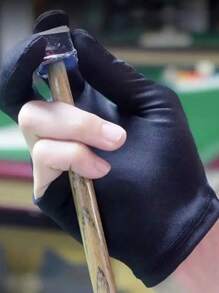 5 Piezas Guantes de billar abiertos de 3 dedos, guantes antideslizantes para snooker y billar, accesorios deportivos transpirables para el billar y fitness