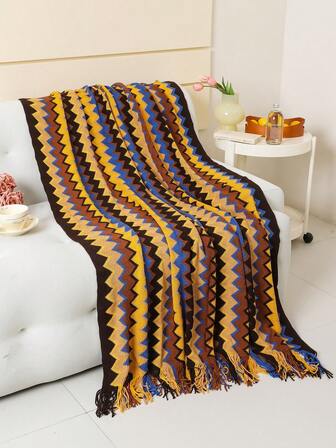 1 件针织毯，适用于床、办公室、沙发、汽车、午睡，适合空调