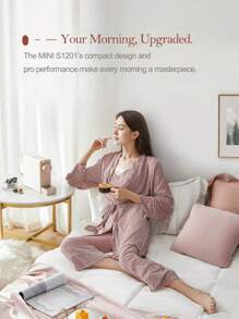 SCISHARE SCISHARE Capsule Coffee Maker For NS Capsule, 19Bar Espresso Machine With Italian Water Pump&620ml Water Tank, 1200W Quick Heating, Elegant Design For Women – Ideal For Coffee Corner, Kitchen, Gift