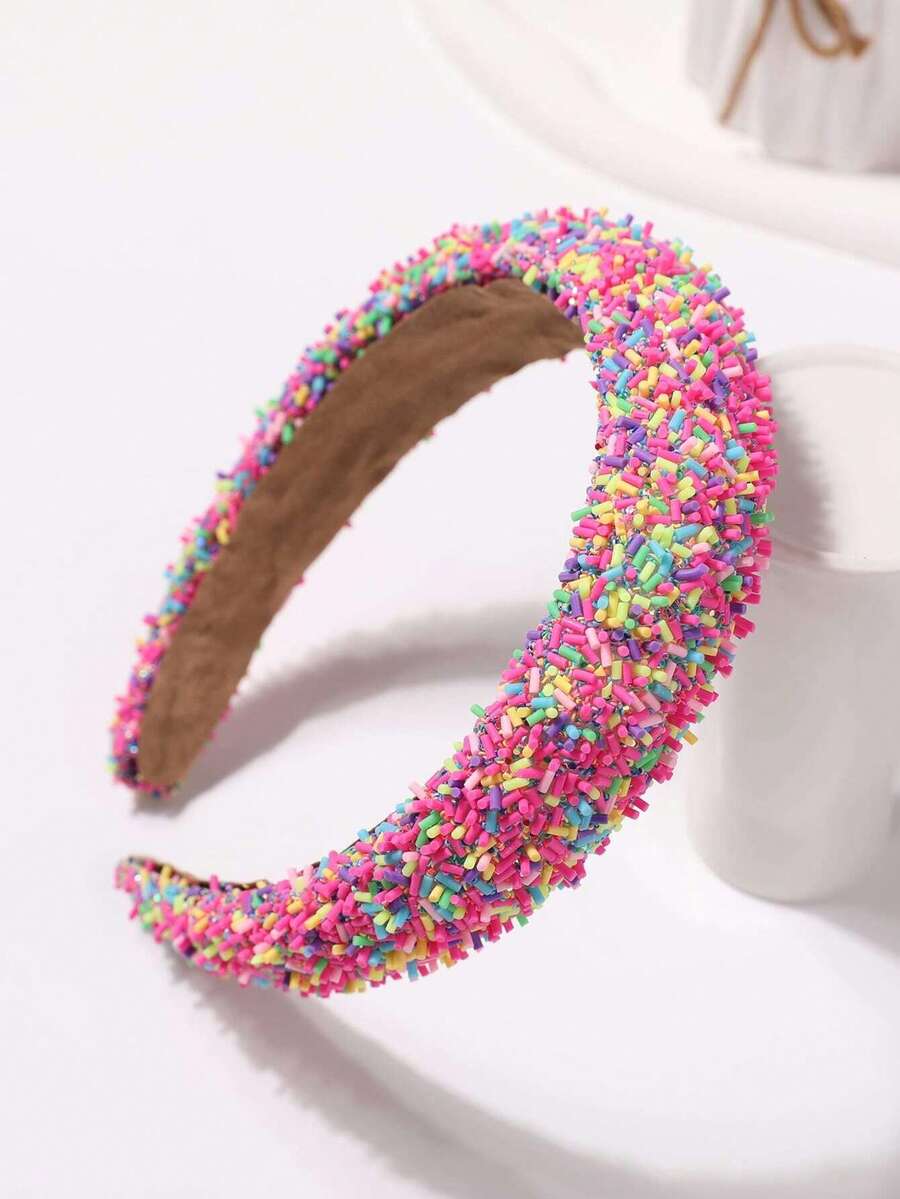 1pc Wide Hair Hoop, Fashion Dopamine Colorful Headband, Versatile For Outdoor And Face Washing, Hair Accessories For Girls