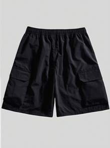 2pcs Men's Cargo Shorts, Summer Sports Multi-Pocket Pants, Outdoor Casual Breathable Cool Gym Running Shorts