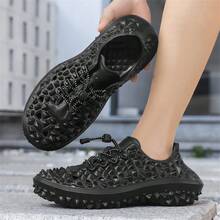 Popular Men's Lightweight Comfortable EVA Breathable Sandals - Black - View 7