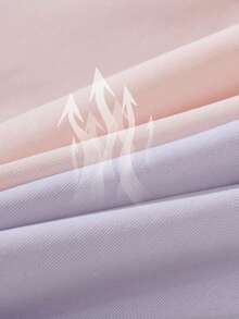 5pcs Tween Girls' Cartoon Bear Seamless Ice Silk Underwear, Spring/Summer Student Legging Panties