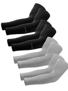 4 paires/1 paire de manches de bras refroidissantes avec protection UV pour femmes et hommes, manchon de protection solaire longue pour le cyclisme. Manches anti-solaires pour hommes, femmes et jeunes pour couvrir les bras