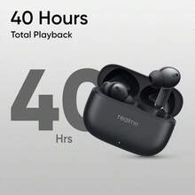 Realme Buds T310 True Wireless In-Ear Headphones, 46dB Mixed ANC, 360° Spatial Audio, 12.4mm Dynamic Bass Driver, Up To 40 Hour Battery And Quick Charge - (Black) - One Size - View 6