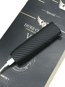 1pc ILU ONE Phone Case Protective Cover, Carbon Fiber Texture Protective Case Suitable For IQO Luma - Solid Color - View 2