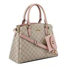 Nine West Everyday Siera Tote - 米色標誌黃昏 - 查看 7