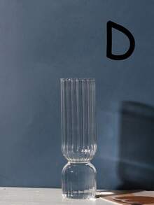 1 件北欧玻璃花瓶彩色透明插花容器植物水培花瓶桌面摆件家居装饰 - 彩色 - 查看 9