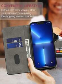 GLANDOTU Compatible With Samsung Galaxy Redmi Creative Colourful PU Leather Mobile Phone Wallet With Blue Butterfly Pattern Design, Double Folded Edge, Card Slot And Card Holder With Lanyard