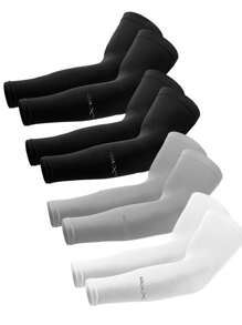 4 paires/1 paire de manches de bras refroidissantes avec protection UV pour femmes et hommes, manchon de protection solaire longue pour le cyclisme. Manches anti-solaires pour hommes, femmes et jeunes pour couvrir les bras