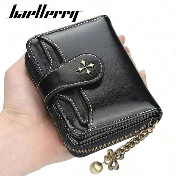 Billetera con cremallera y hebilla de moda, portador de licencia de conducir, regalo de dama de honor, regalo de aniversario, regalo para hombres, regalo gracioso, regalo para el Día del Maestro, regalos pequeños, ideas de regalo, regalo