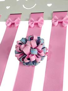 Porta Laços de menina infantil, organizador em MDF Meus Lacinhos