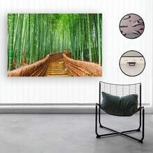 FramedKREATIVE ARTS Motivational Self Positive Office Quotes Inspirational Bamboo Growth Poster Canvas Prints Wall Art For Walls Decoration
