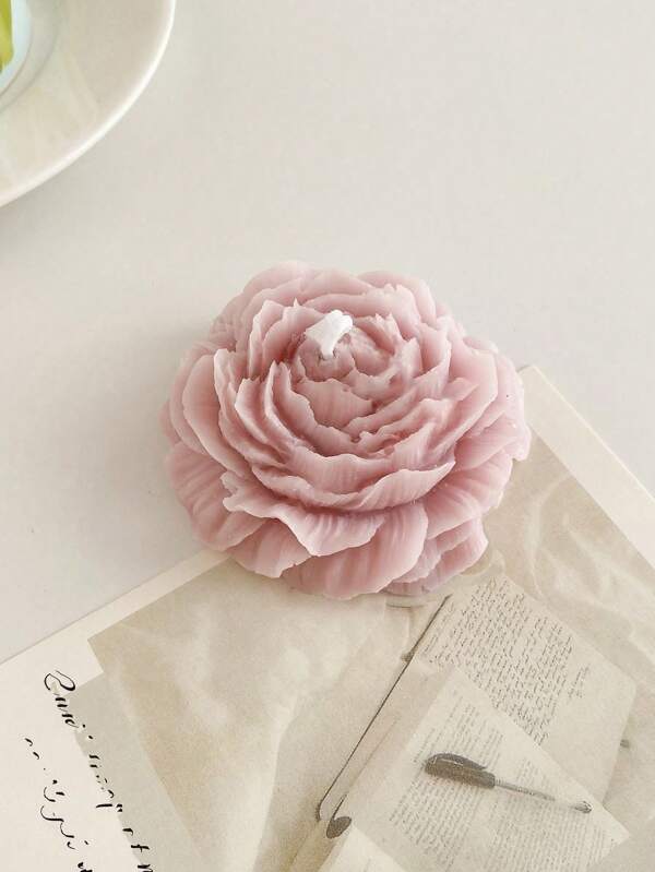 1 Box Exquisite Floral Scented Candle Set, Decorative Gift, Indoor Odor Eliminating, Long-Lasting Aroma Candle,Wedding