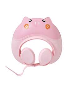 1pc-Baby Shower Cap Hat Soft Adjustable Bath Head Cap Visor For Washing Hair Shampoo Shower Bathing Protection Head Eye Ear,Shampoo Caps For Toddler,Baby,Kids,Children,Makes The Bath More Fun - Multicolor - View 9