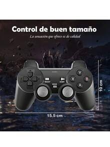 Game Stick Lite Con 20 Mil Juegos Consola De Videojuegos Retro V8 Con Tarjeta De Memoria De 64gb, Consola De Juegos Inalámbrica Con Joystick Dual De Alta Definición 4k HDTV - Negro - Ver 11