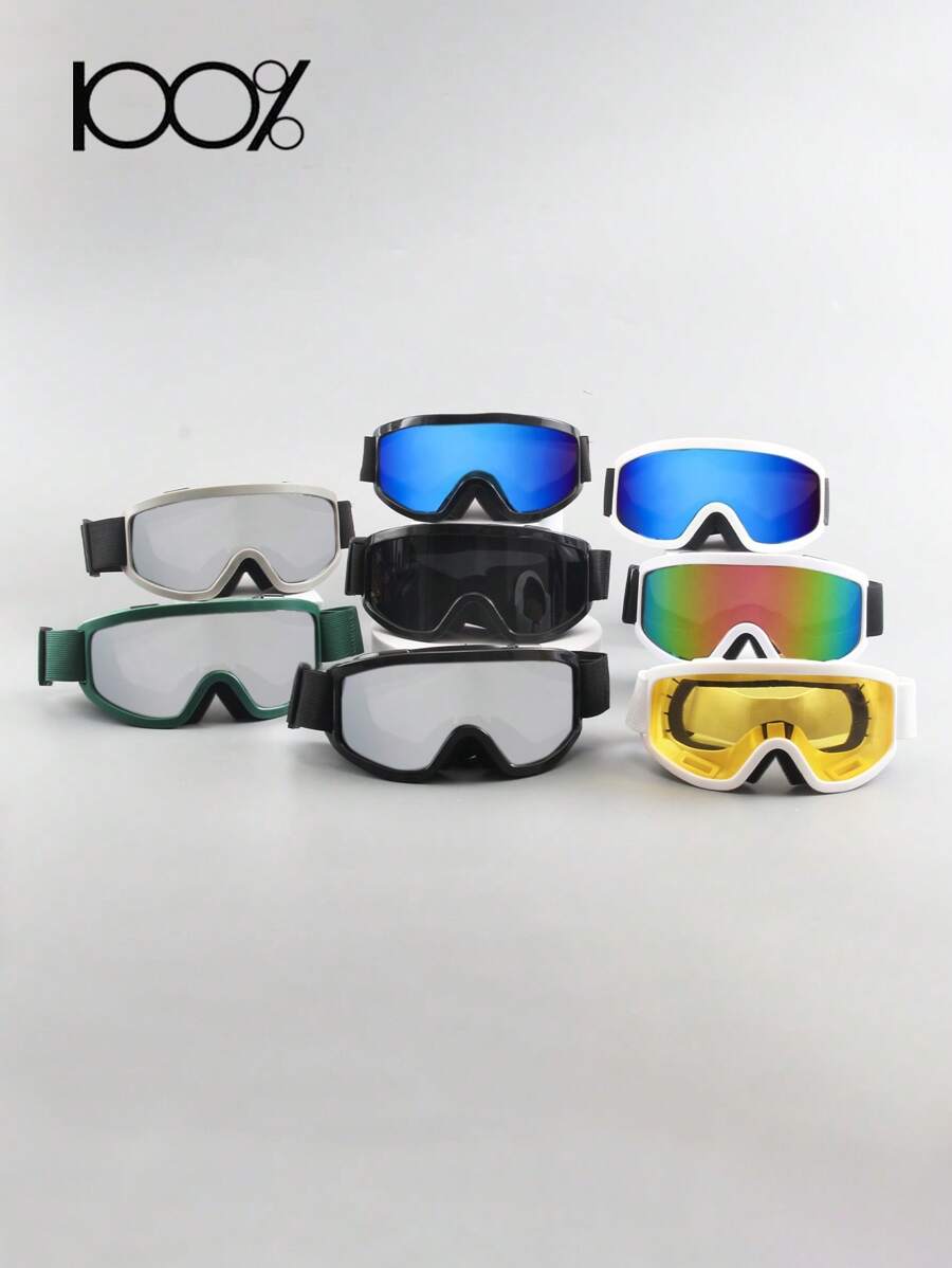 8 pares de gafas de ciclismo unisex con montura sólida de PC, adecuadas para usar sobre gafas graduadas, apropiadas para montañismo, ciclismo, deportes al aire libre y vacaciones en la playa, al aire libre y viajes