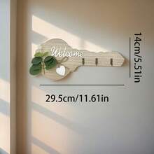 1pc Fashionable Minimalist Home Wall Key Holder, Clothes Hanger Rack, Birthday Gift, Party Decor - Multicolor - View 6