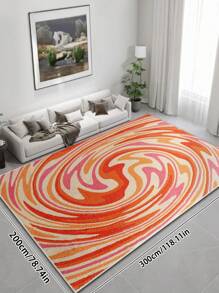 Tapis imprimé coloré en matériau à boucle, lavable en machine, convient pour le salon, la chambre, la cuisine, le patio, le tapis décoratif de terrasse, le paillasson, tapis d'entrée sécuritaire pour les animaux de compagnie et les enfants