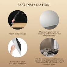 2-Pack Extra-Long Self-Adhesive Acoustic Wall Panels (94.5"X11.8") – Noise-Reducing & Stylish Wall/Ceiling Panels | Tool-Free Installation, Lightweight & Easy To Cut | Perfect For Home Theater, Studio, Living Room, Bedroom