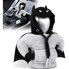 Bat Shift Lever Collars Hoodie Car Gearshift Lever Cover Change Lever Sweatshirt Gearshift Cover Hoodie Gear Knob Sweater