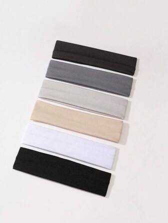 1条/3条/4条复古波点印花弹力发带，时尚百搭发带，适合日常生活、瑜伽、户外活动，女士和女孩均适用。