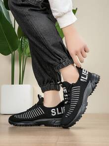 Men's Lightweight Breathable Mesh Sports Shoes, Comfortable Casual Sneakers With Non-Slip EVA Soles For Running, Workout, Outdoor Camping, And Daily Commute ,Gym - Multicolor - View 5