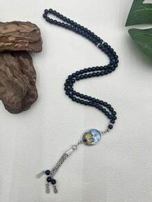 1pc 99 Pcs 6mm Crystal Glass Muslim Prayer Beads Taisibih For Daily Use - Multicolor - View 4